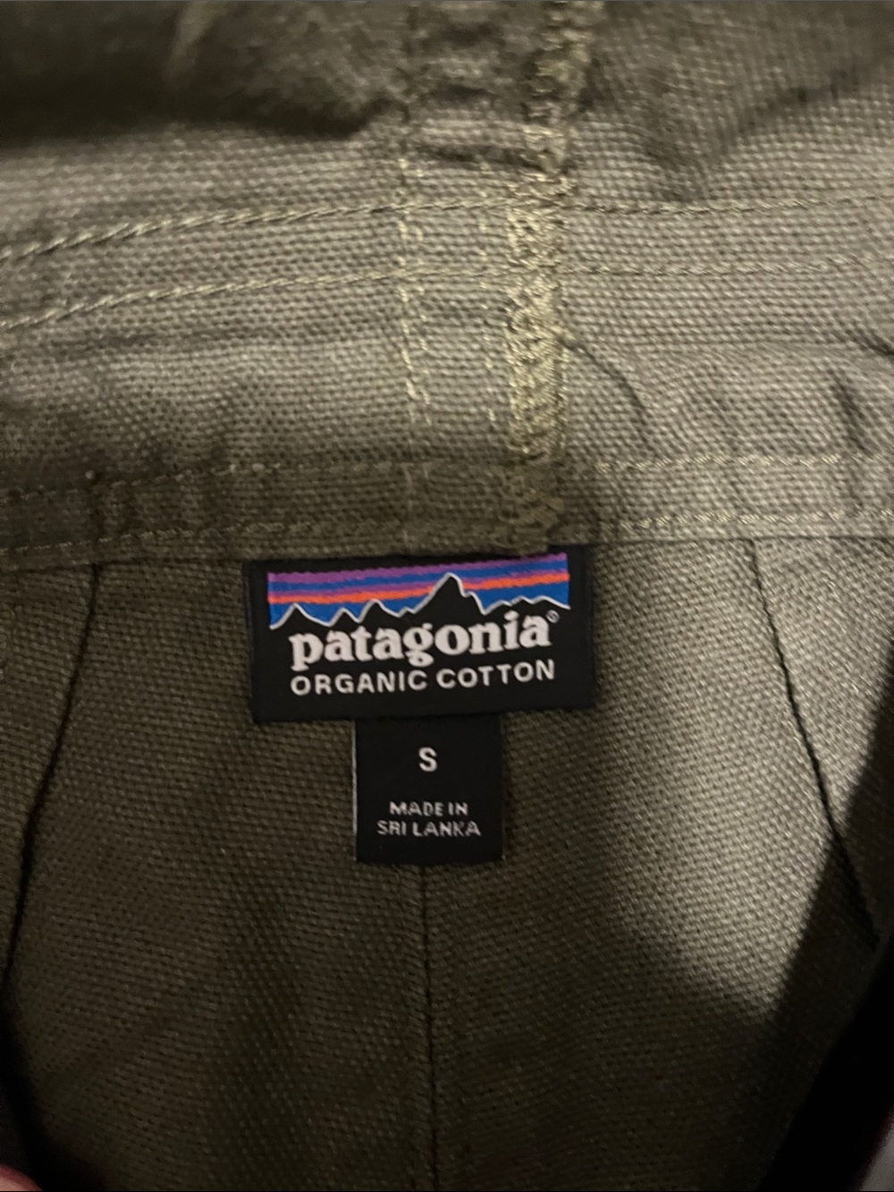NWOT Patagonia Stand-Up Olive Green Organic Cotton Short Overalls - Picture 4 of 4